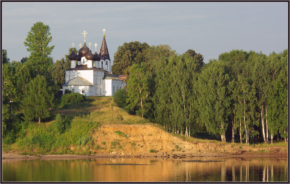 фото "На крутом берегу" метки: архитектура, пейзаж, лето