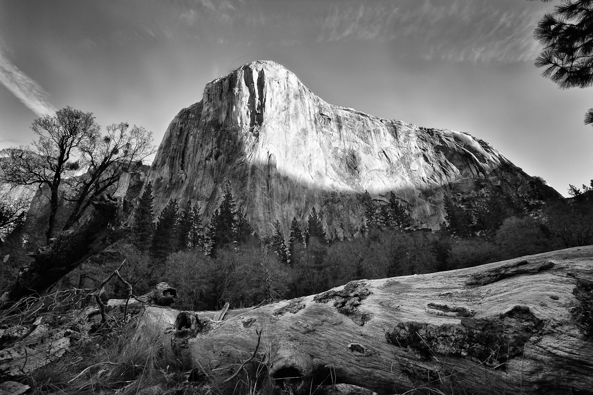 photo "El Capitan" tags: landscape, black&white, mountains