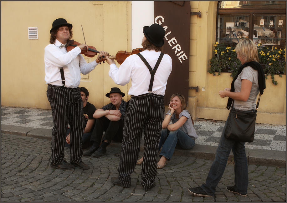 фото "Пражские уличные музыканты" метки: путешествия, репортаж, Европа