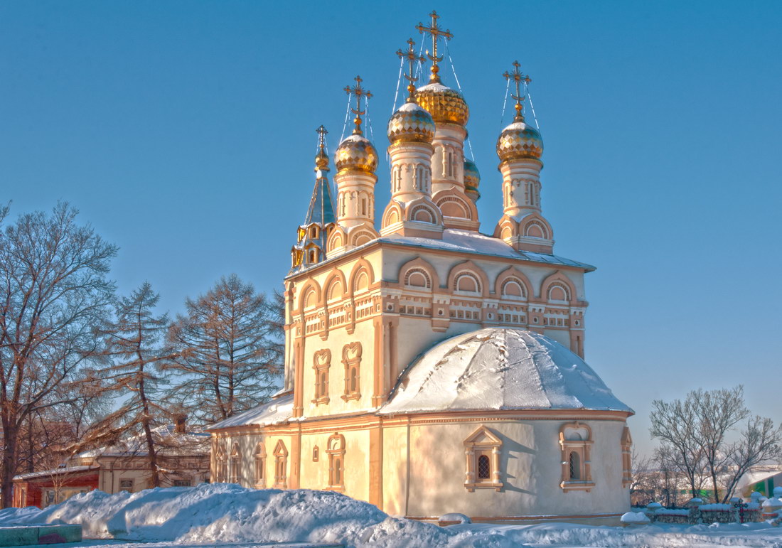 Рязань достопримечательности зимой