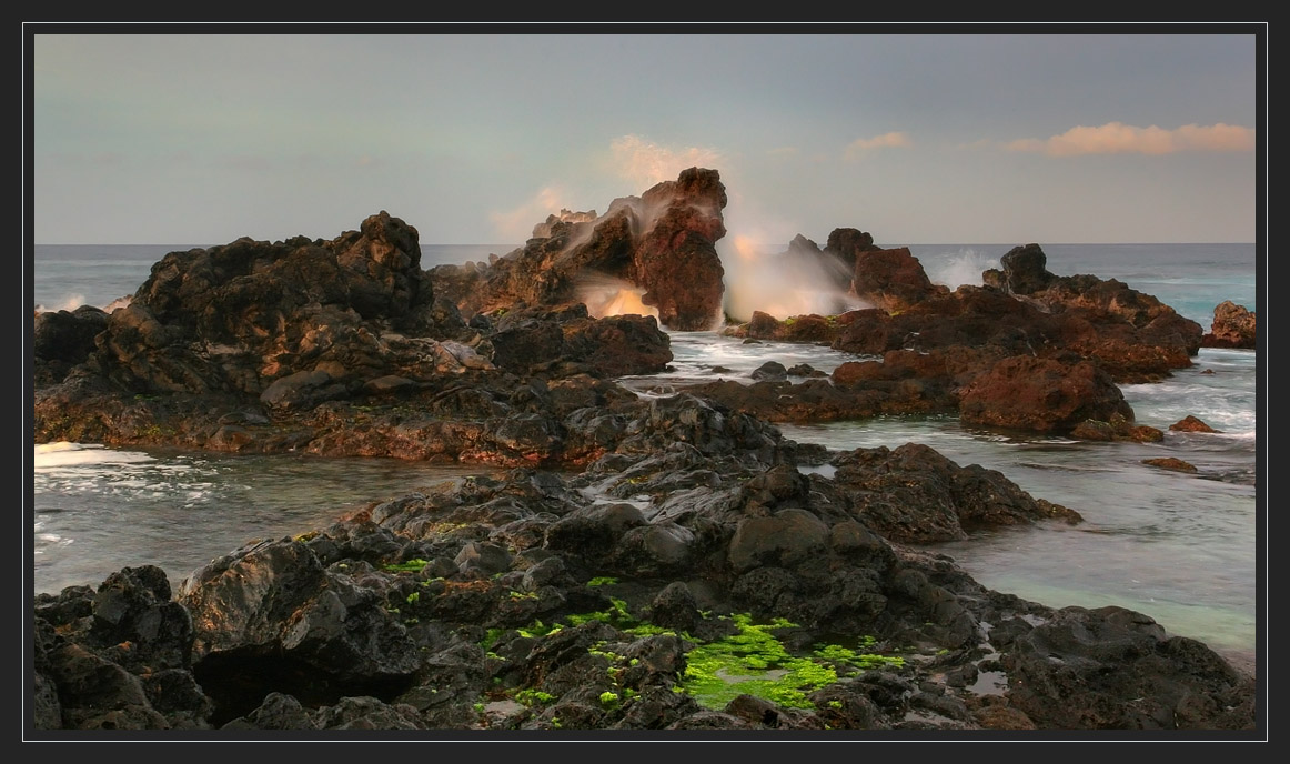 photo "Strike of the sun" tags: landscape, sunset, water