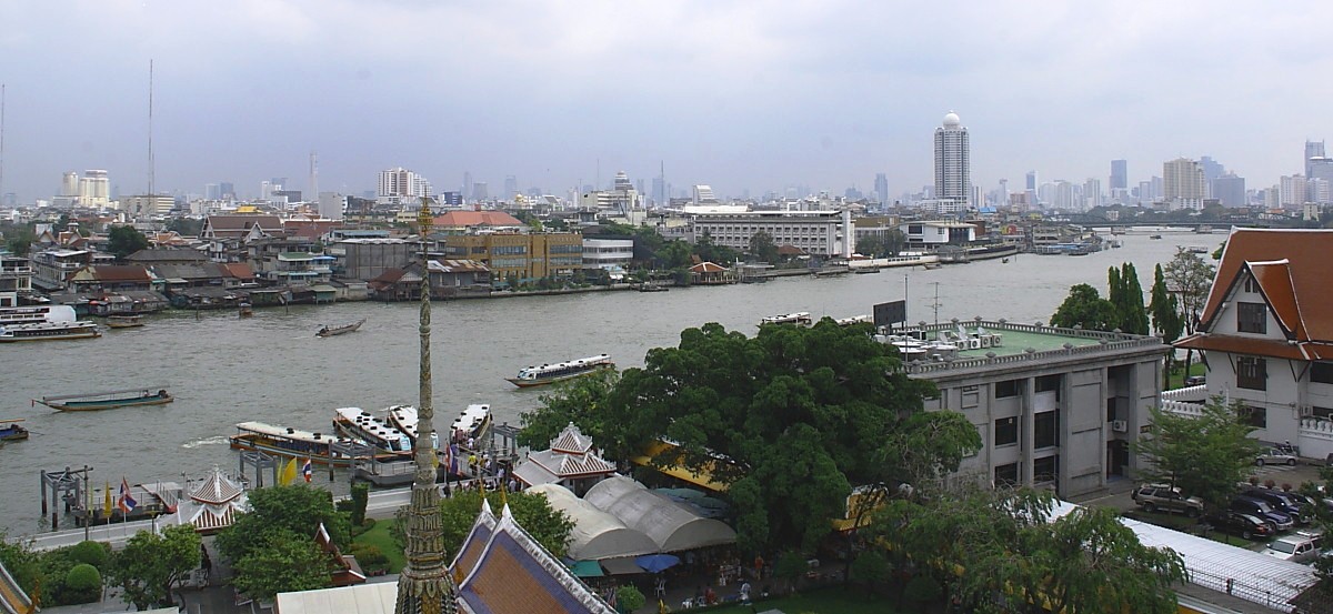 фото "Бангкок.Река Чао-Прайя." метки: пейзаж, архитектура, 