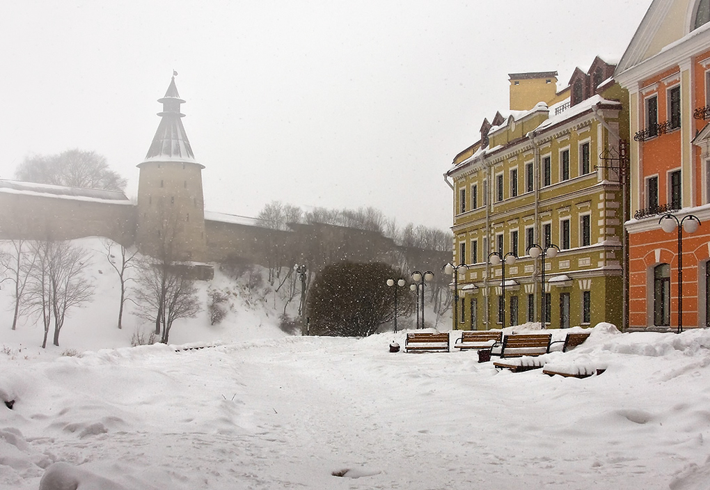фото "И падал снег..." метки: архитектура, пейзаж, зима
