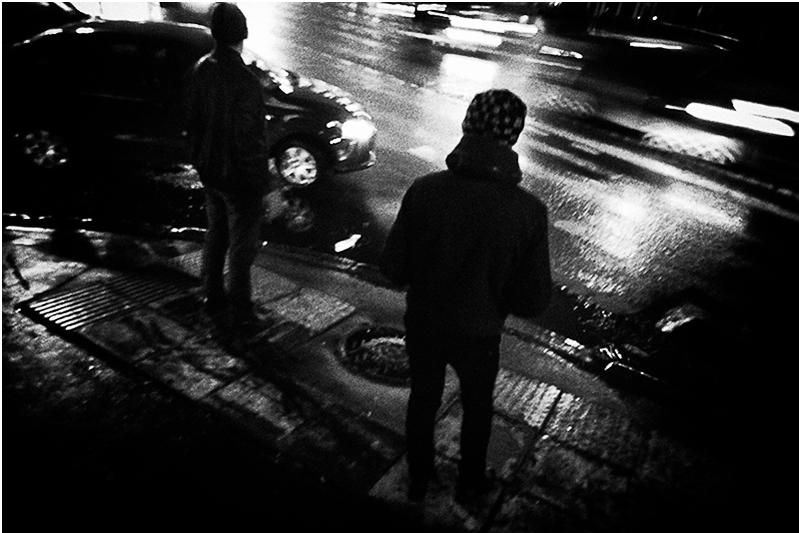photo "Long evening" tags: street, genre, black&white, 