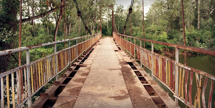 photo "Old bridge" tags: landscape, fragment, 