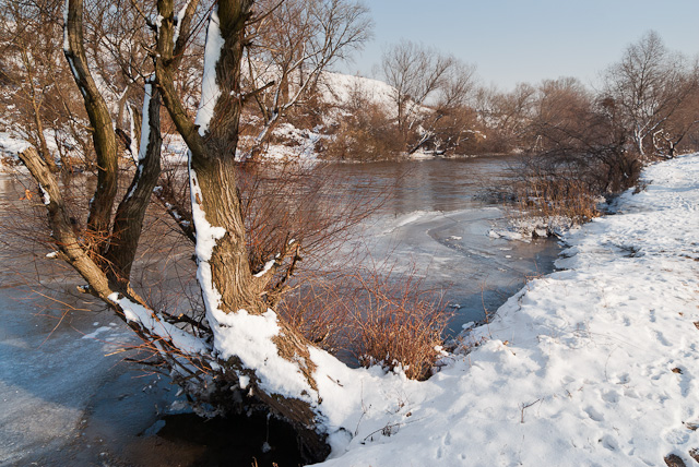 фото "Frozen river" метки: пейзаж, вода