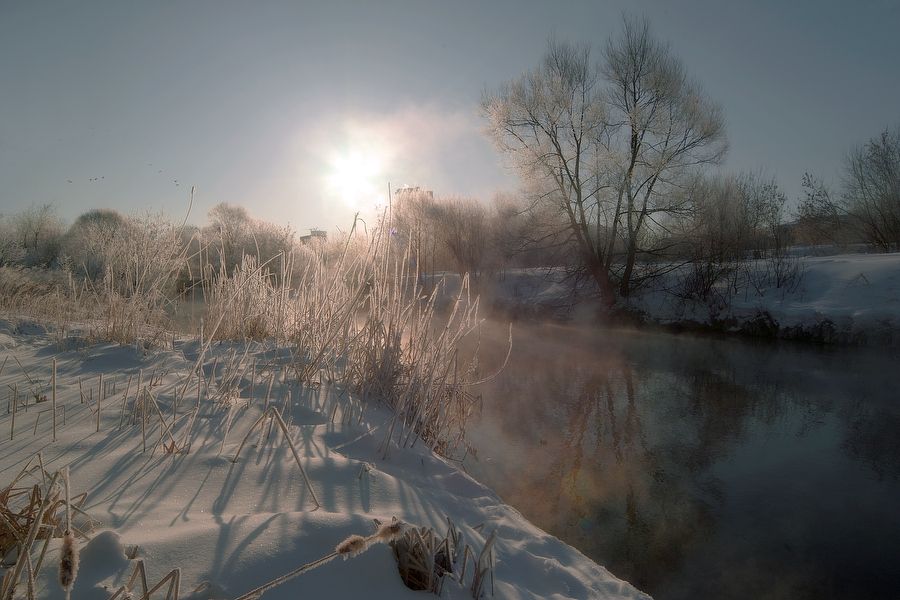 photo "***" tags: landscape, sunset, winter