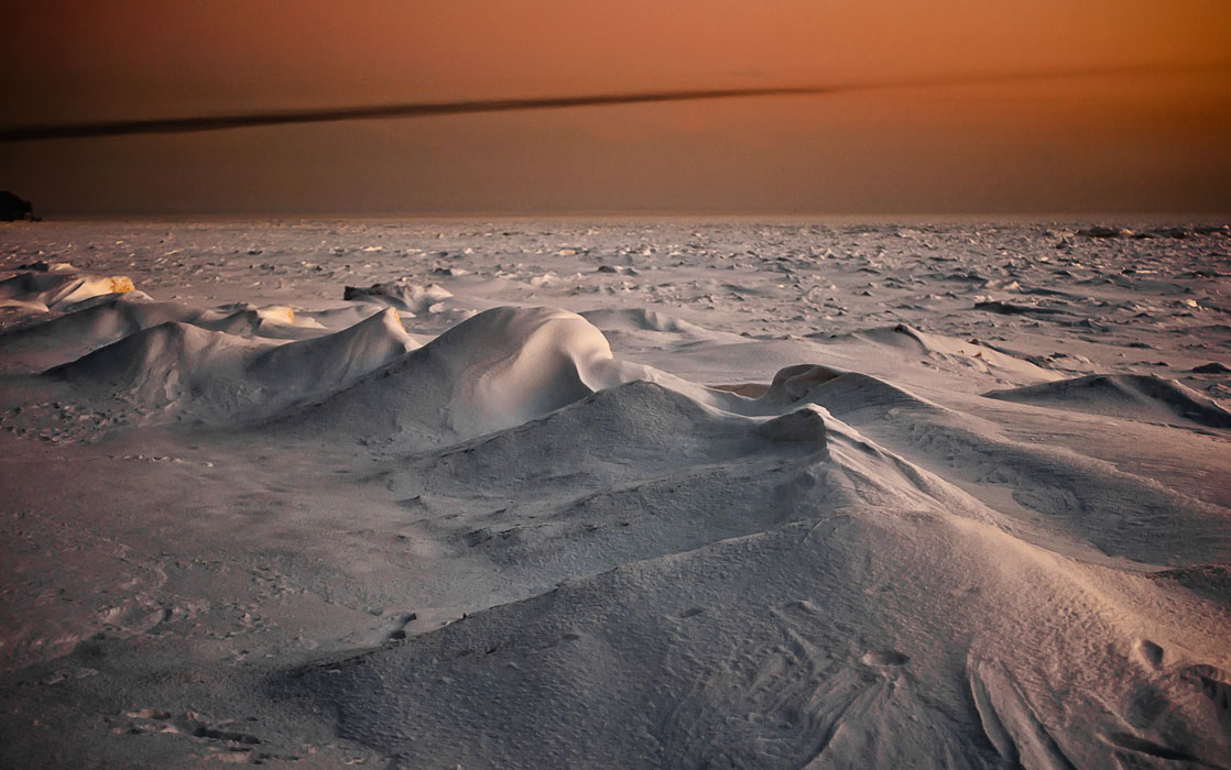 фото "Закат над замерзшим Финским заливом" метки: пейзаж, закат, зима