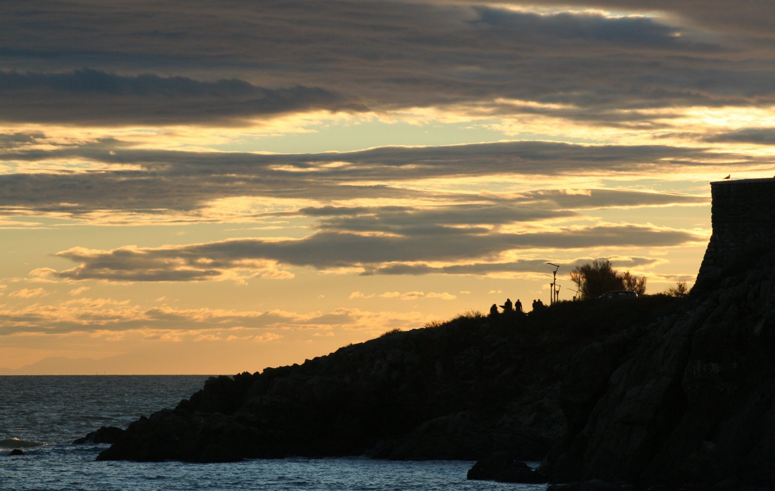 photo "evening on the coast" tags: landscape, water