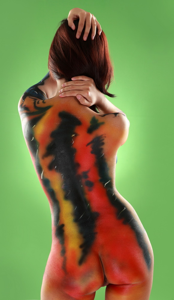 photo "Katrina Body Paint" tags: portrait, woman