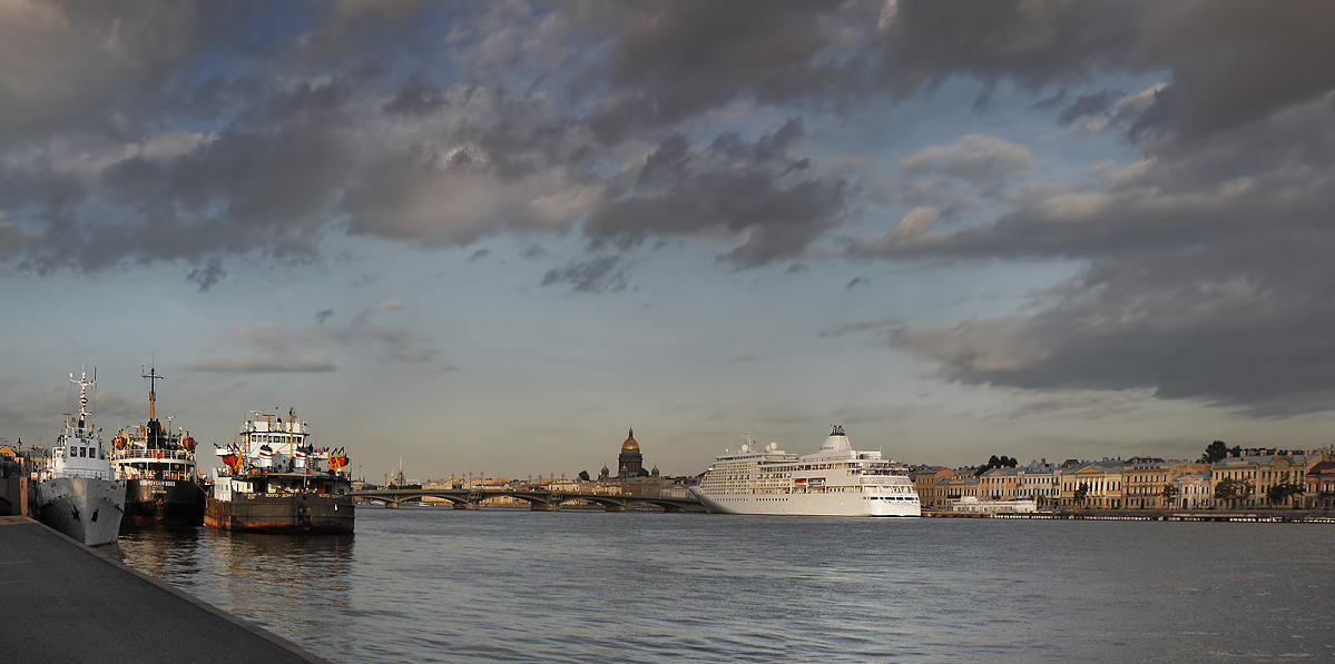 photo "On the banks of the Neva" tags: architecture, landscape, water