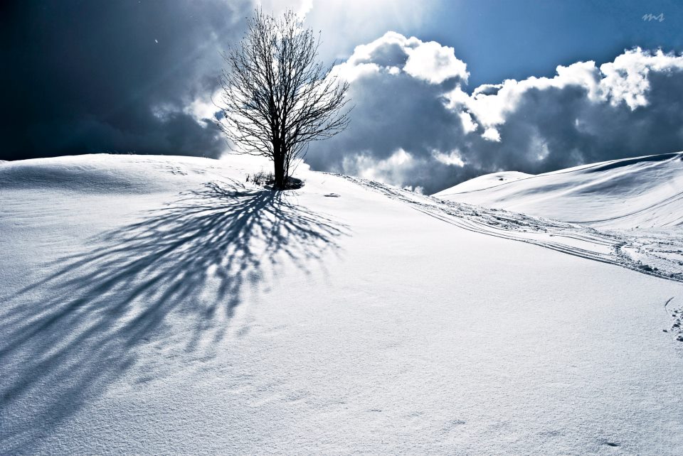 photo "loneliness" tags: landscape, mountains, winter