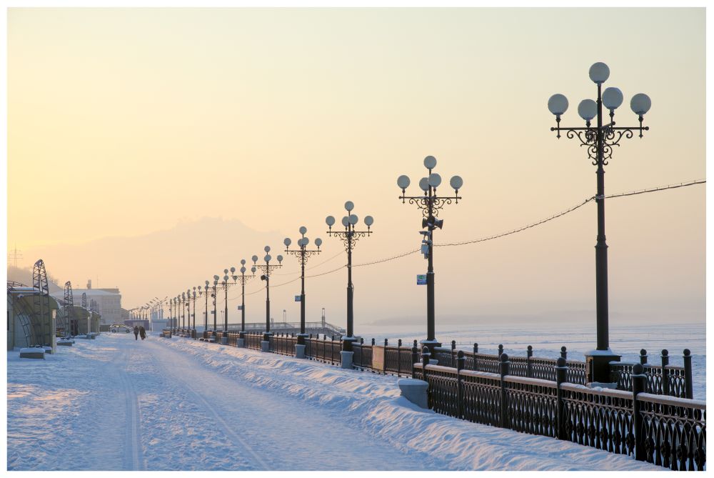 photo "***" tags: landscape, sunset, winter