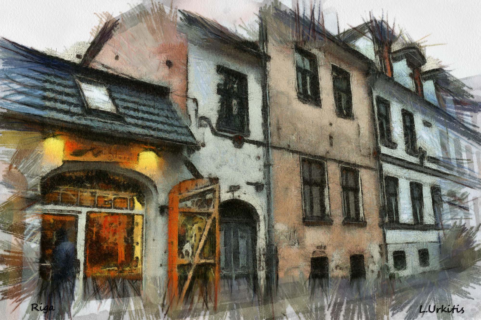 фото "Riga" метки: digital art, город, 