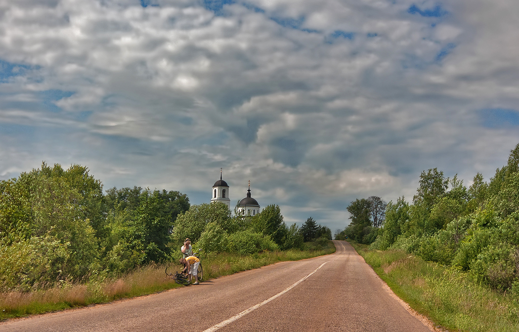 photo "Roads We Choose" tags: landscape, clouds, summer