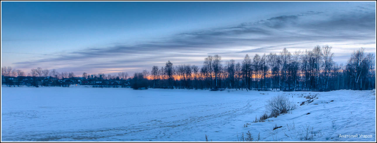 фото "Смеркается" метки: пейзаж, весна