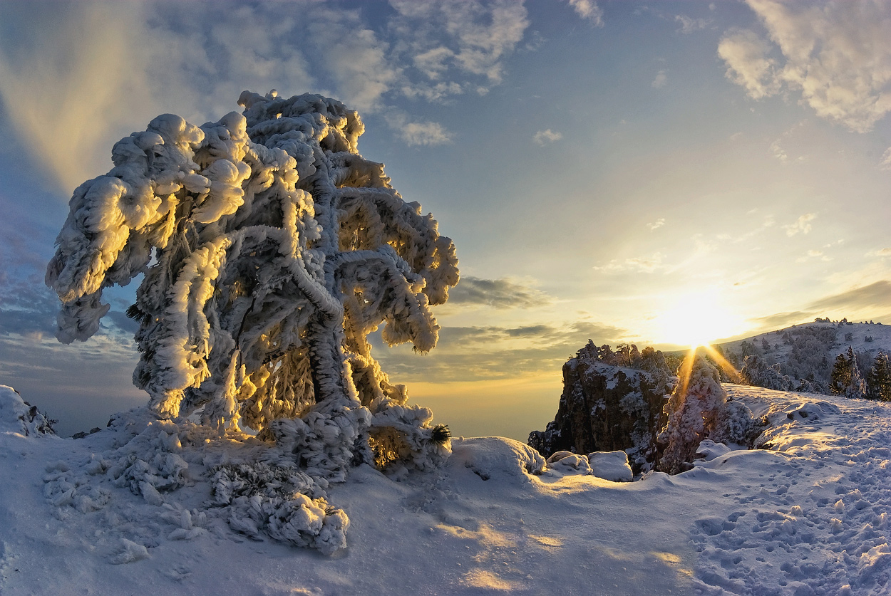 фото "На краю" метки: пейзаж, зима