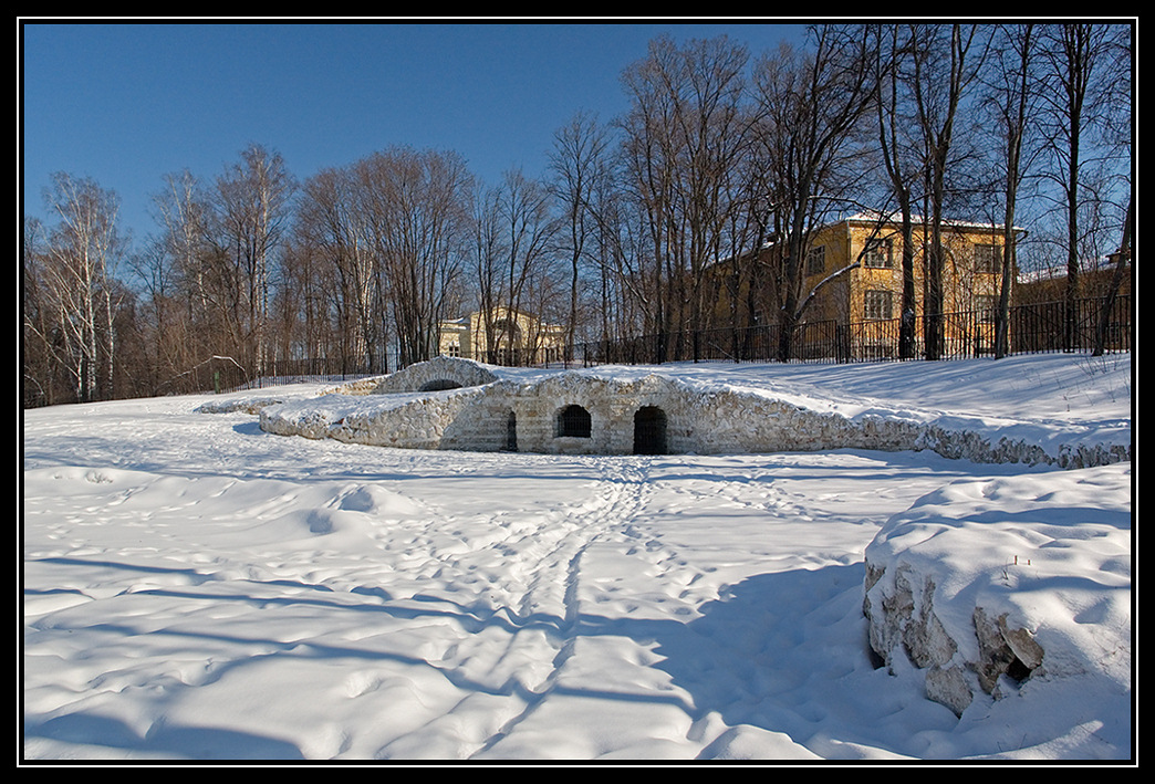 photo "Grottoes of Kuzminki" tags: landscape, architecture, winter