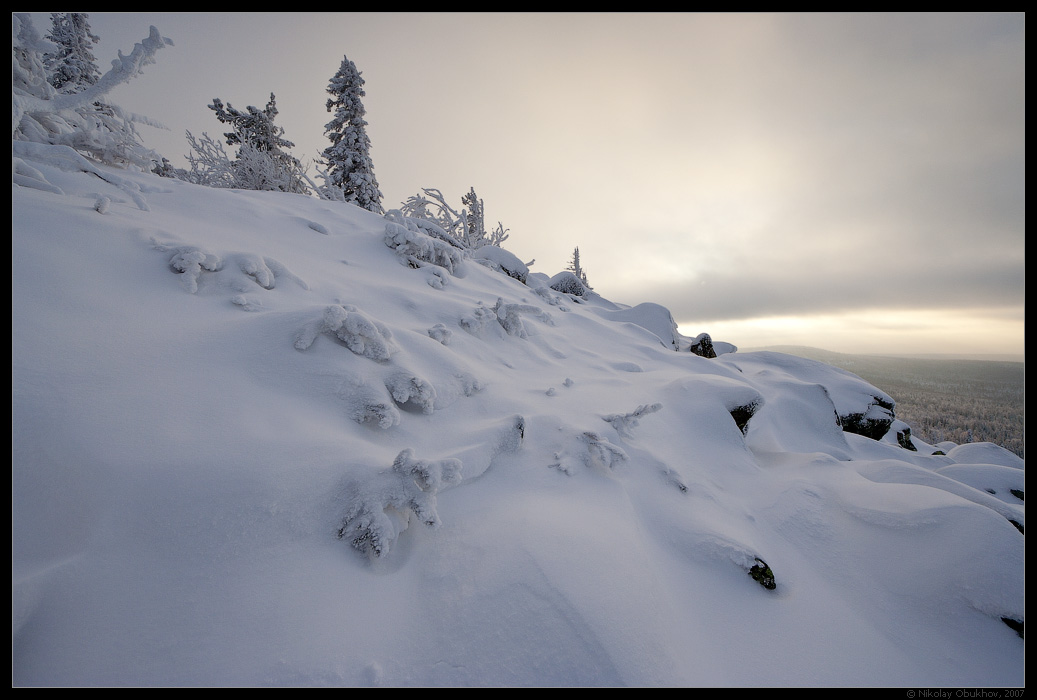 photo "Belaya Mt / 0183_0051" tags: landscape, mountains, winter