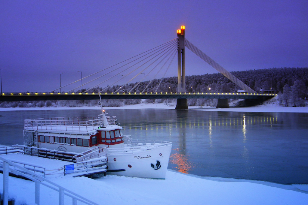 photo "Jätkänkynttilä bridge, Rovaniemi" tags: travel, landscape, Europe, winter