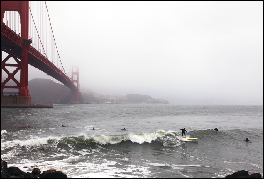 photo "Surfing in the mist" tags: sport, travel, North America