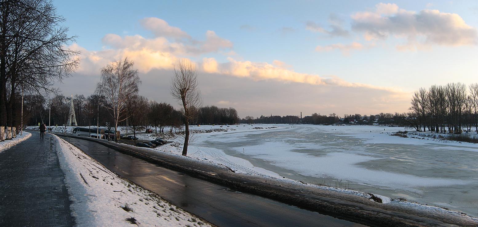 photo "Yaroslavl, bank of Kotorosl river" tags: landscape, panoramic, winter