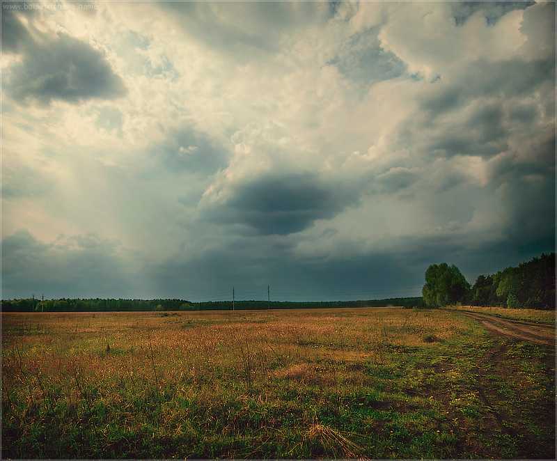 photo "About sky and ray" tags: landscape, clouds, spring