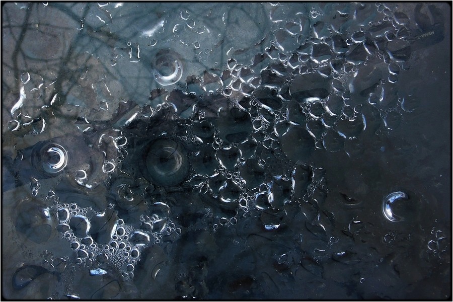 photo "waterdropland" tags: macro and close-up, abstract, 