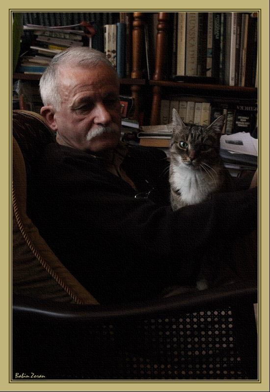 фото "man and cat" метки: портрет, 