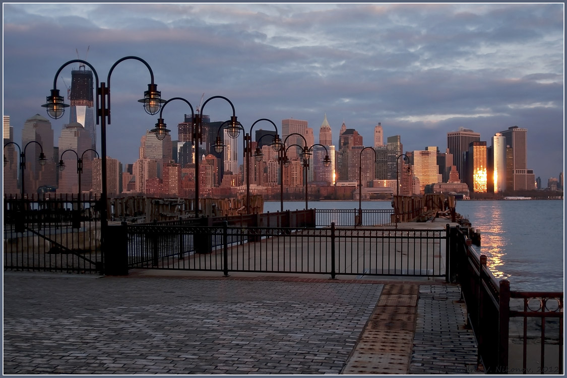 фото "Ferry terminal at Liberty State Park" метки: пейзаж, город, 