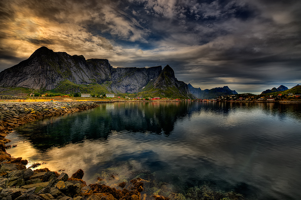 photo "Reine Lofoten ....." tags: landscape, sunset, water