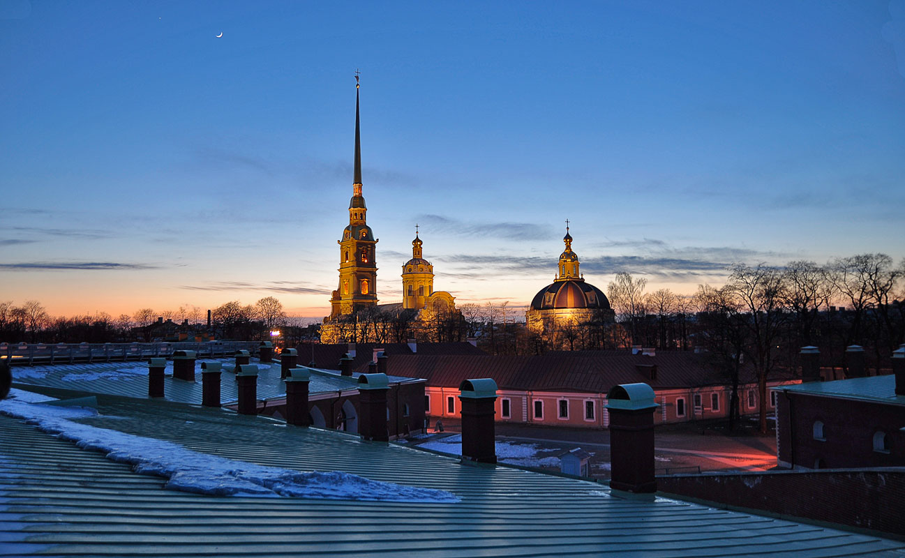 фото "Вечерняя весенняя зарисовка" метки: архитектура, пейзаж, закат