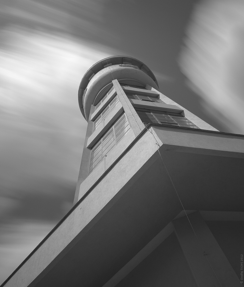 photo "Маяк" tags: architecture, black&white, landscape, 