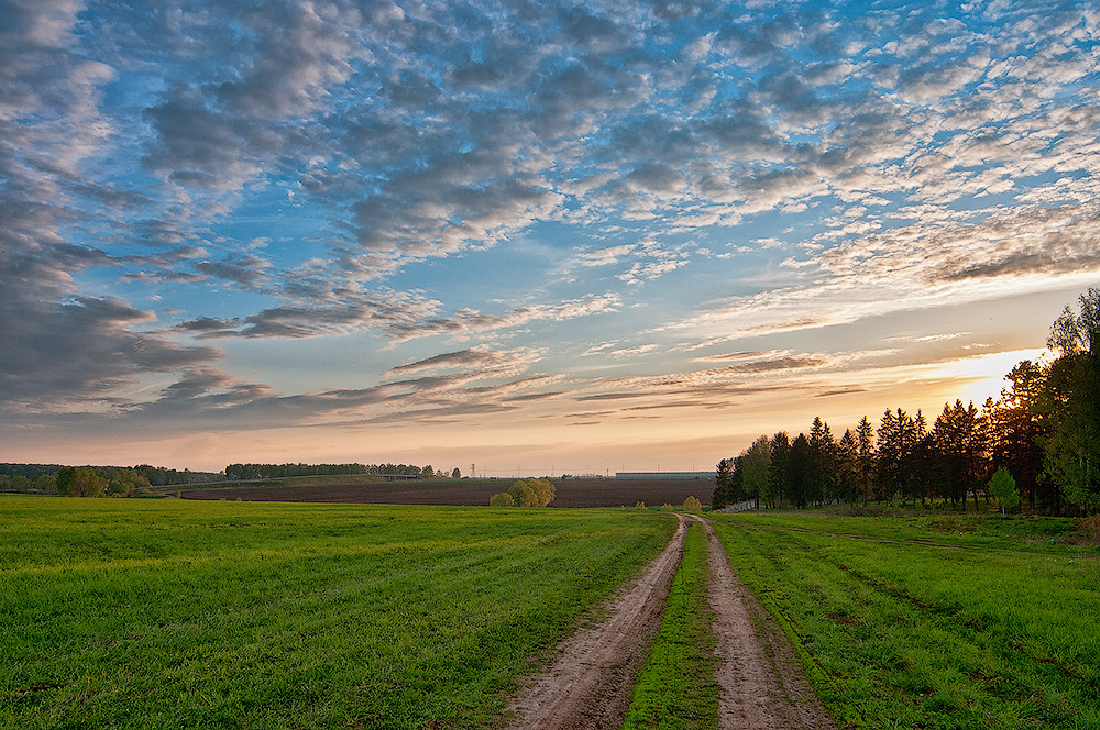 photo "***" tags: landscape, clouds, sunset