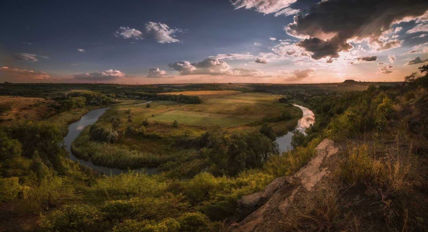 фото "Зуевские просторы" метки: пейзаж, закат