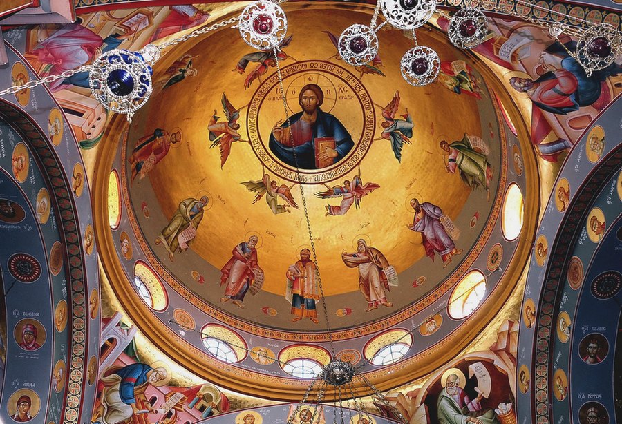 фото "Купол церкви 12 Апостолов-Капернаум" метки: фрагмент, путешествия, 