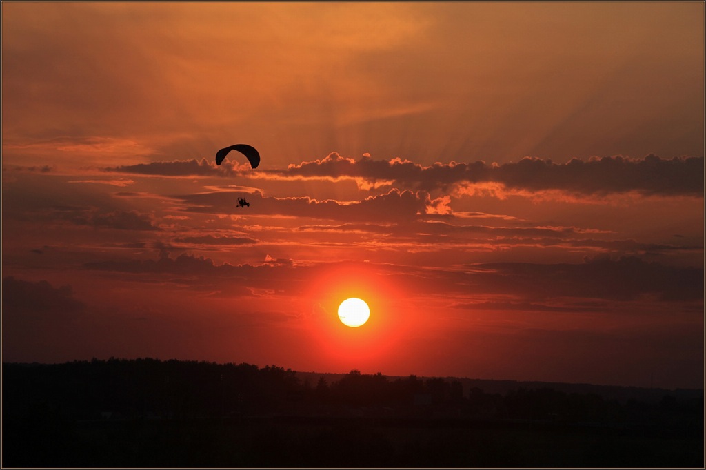 photo "above the sun" tags: landscape, clouds, sunset