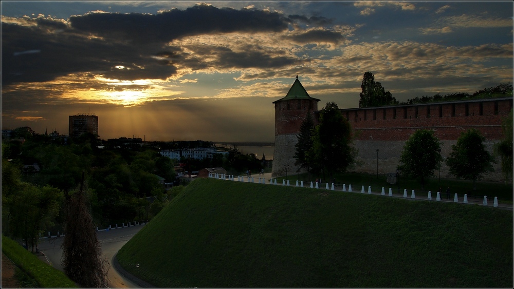 фото "Volga river" метки: пейзаж, закат, облака