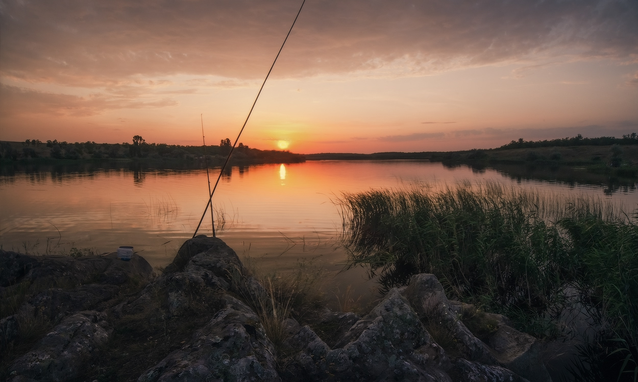 фото "На вечерней зорьке" метки: пейзаж, закат