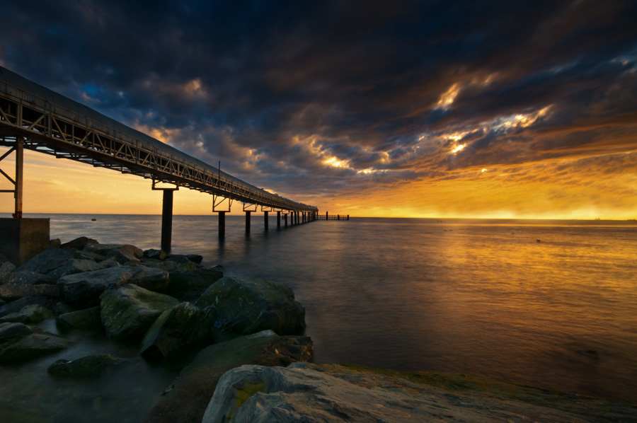 photo "eternity" tags: landscape, sunset, water