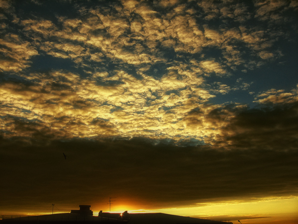 фото "Симфония заката" метки: пейзаж, закат, облака