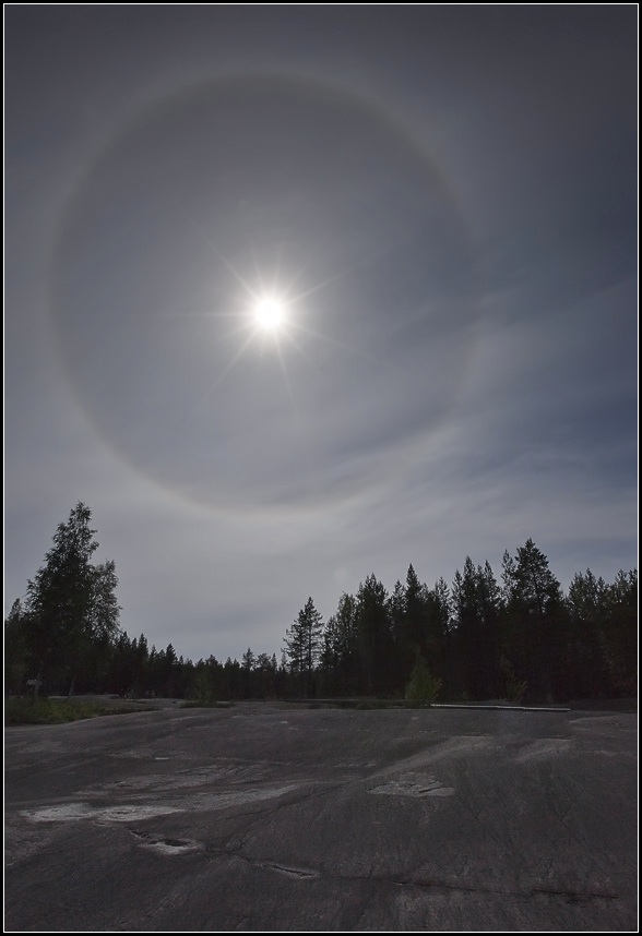 photo "Solar halo in Karelia" tags: nature, landscape, summer