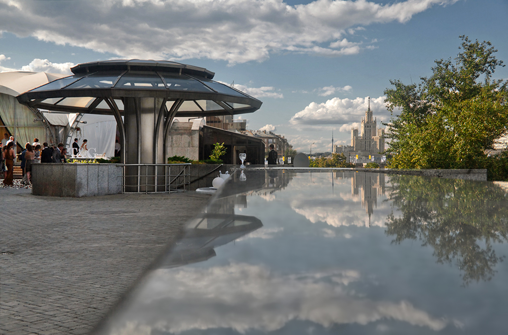 photo "In the reflection" tags: architecture, city, landscape, 