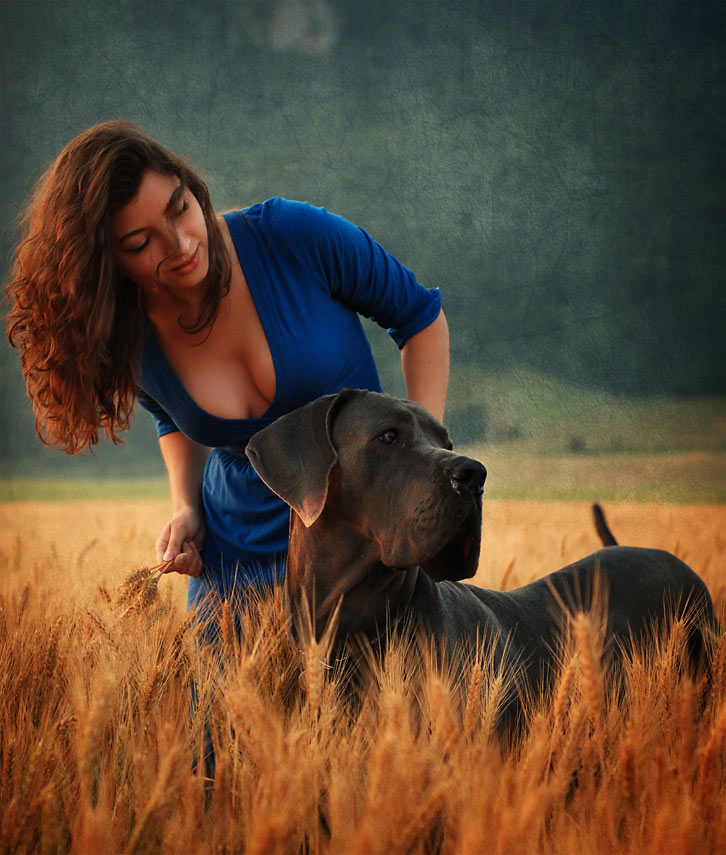 photo "***" tags: portrait, nature, pets/farm animals, woman