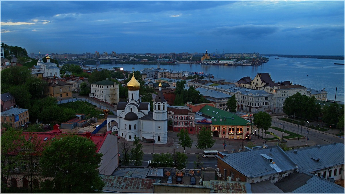 photo "Volga" tags: landscape, architecture, night