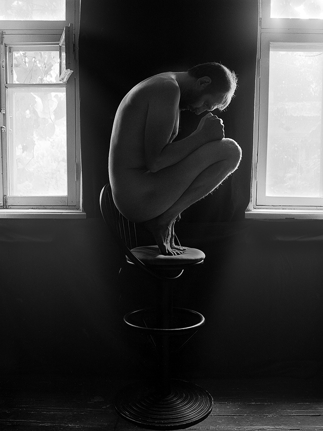 photo "***" tags: nude, black&white, 