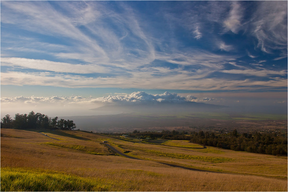 photo "Downhill road" tags: landscape, sunset