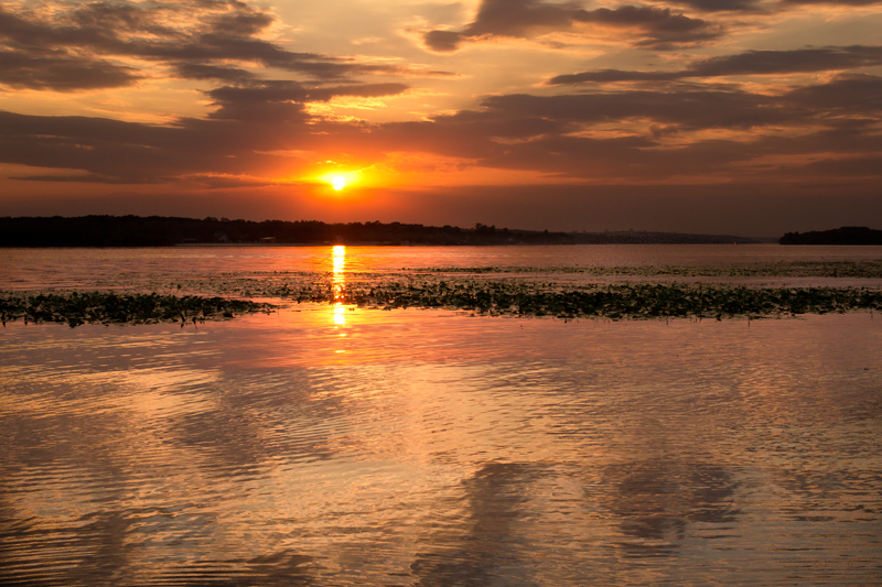 photo "***" tags: landscape, nature, Dnieper, clouds, coast, evening, reflections, river, summer, sun, sunset, water, кувшинки