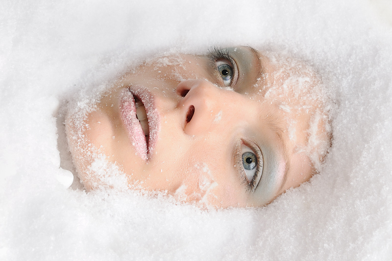 фото "Портрет девушки в снегу" метки: портрет, гламур, 