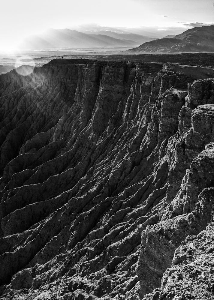 photo "Badlands" tags: landscape, black&white, Anza-Borrego, North America, badlands, Анца-Боррего, Калифорния, США